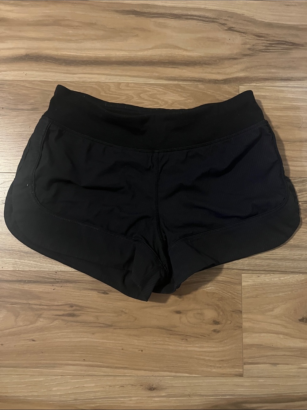 Ivivva Black Girls Athletic Shorts with High Elastic Waistband